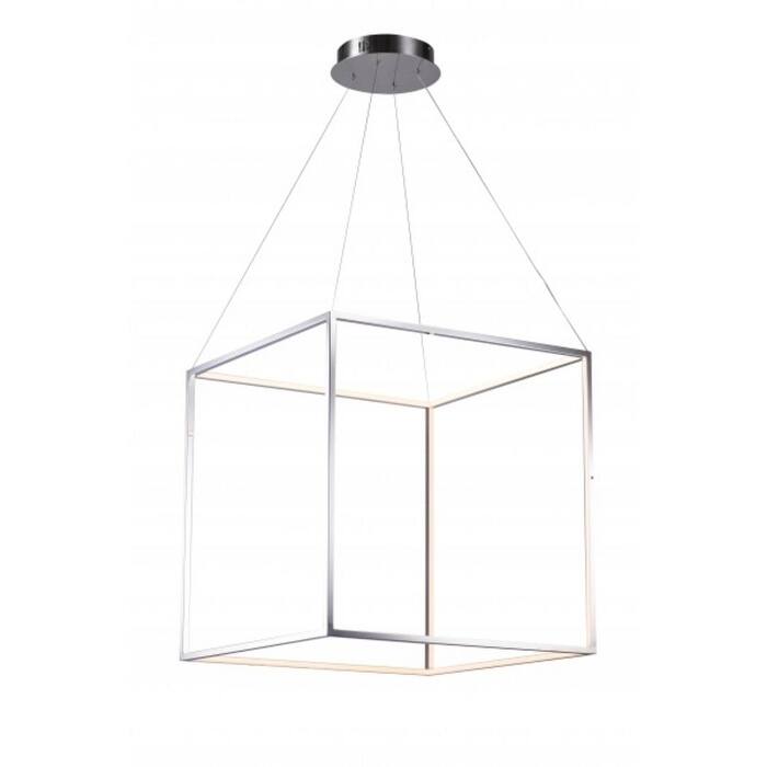 LED Chrome Square Frame Chandelier