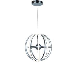 LED Pendant with Chrome Aluminum Frame