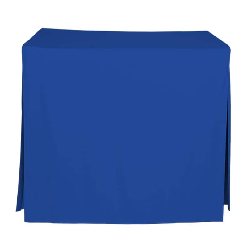 Tablevogue Solid Round Table Cover - 34"W x 34"L - Royal