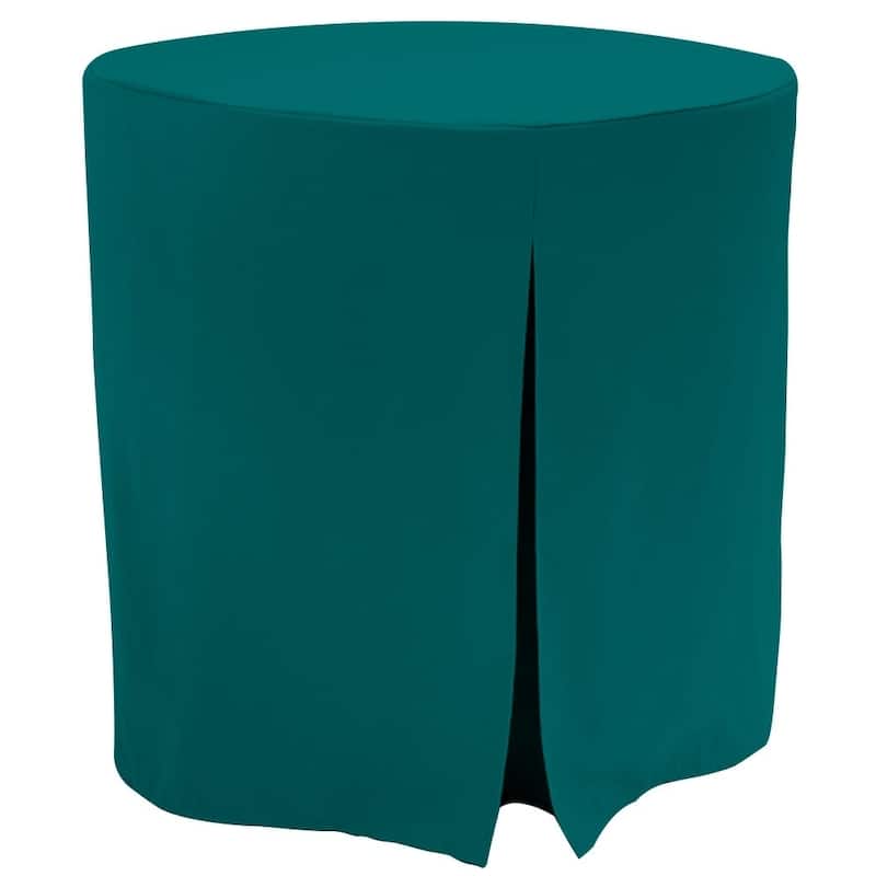 Tablevogue Solid Round Table Cover - 30" Round - Peacock