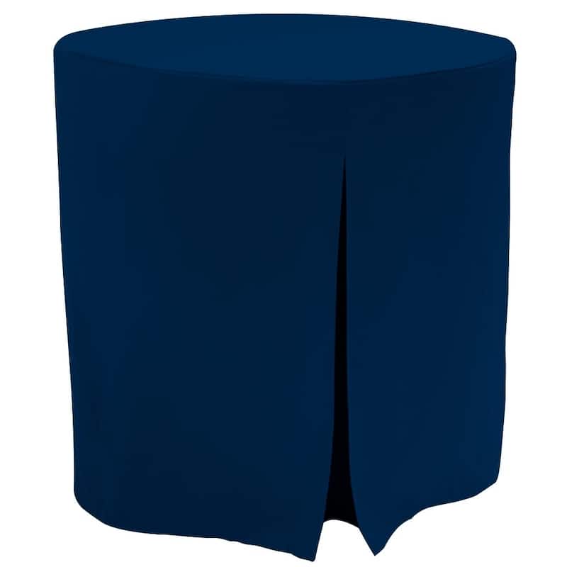 Tablevogue Solid Round Table Cover - 30" Round - Sapphire