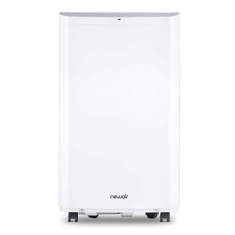 NewAir 14,000 BTU Compact Portable Air Conditioner and Dehumidifier with Remote Control - White