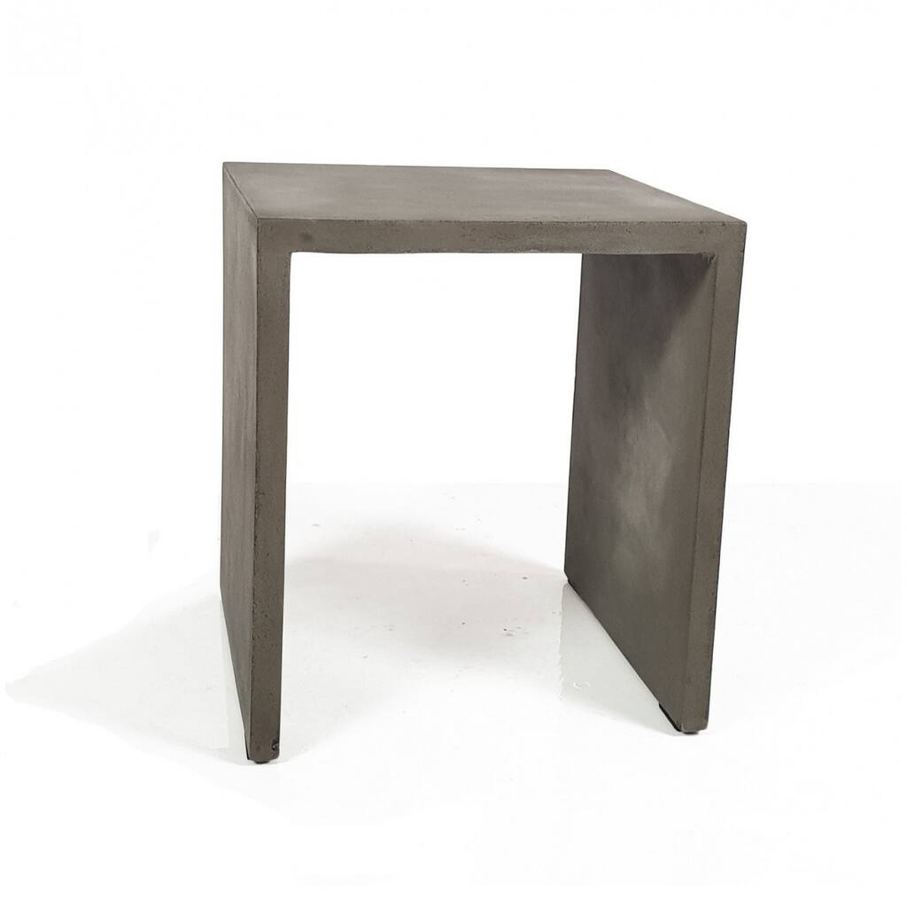 Modrest Creede Modern Grey Concrete End Table