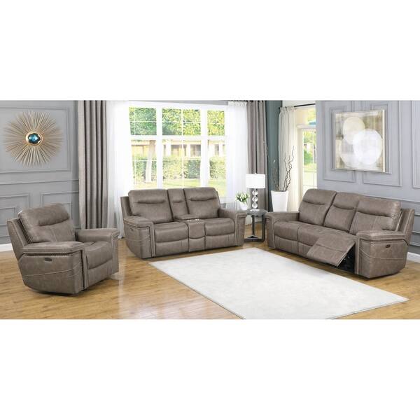 slide 9 of 23, Copper Grove Medemblik Upholstered 3-piece Living Room Set Taupe