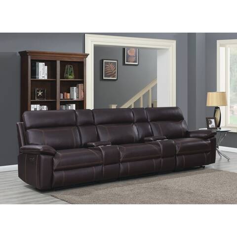 Albany Upholstered Power 3-seater Home Theater