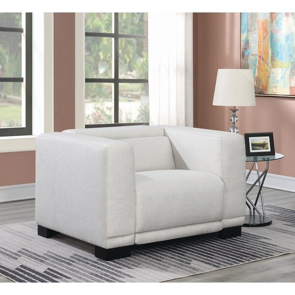 Maggie Beige Upholstered Power Recliner
