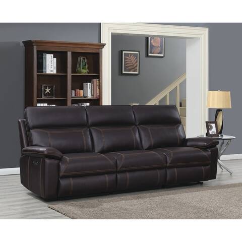 Coaster Furniture Albany Power Reclining Seat and Power Headrest Sofa