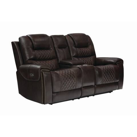 North Power Loveseat with Console
