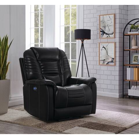 Coaster Furniture Upholstered Power Recliner with Power Headrest