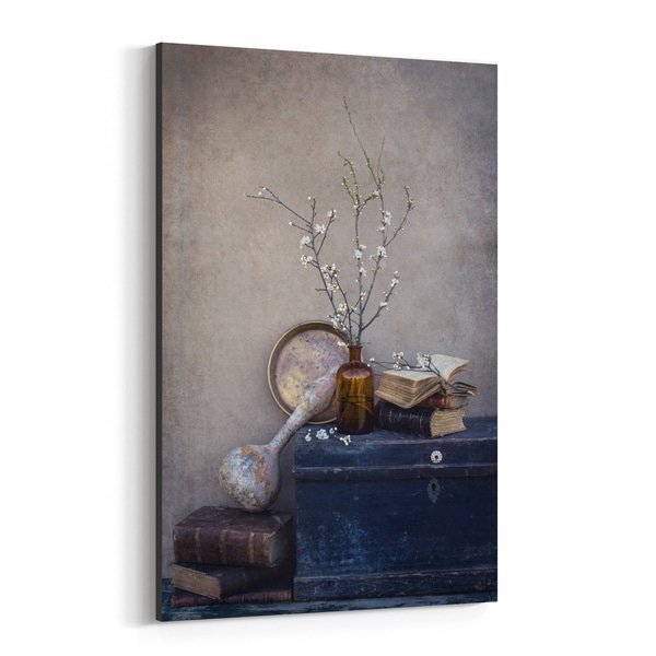 Noir Gallery Antique Old Still Life Photography Canvas Wall Art Print