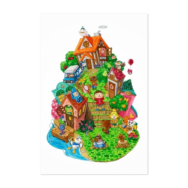 Shop Noir Gallery Animal Crossing New Leaf Painting