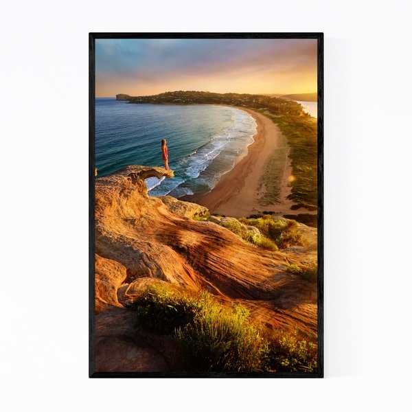Noir Gallery Australia Beach Coastal Nature Framed Art Print