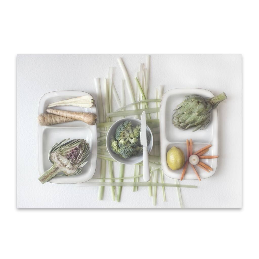 Noir Gallery Vegetable Food Still Life Photo Metal Wall Art Print
