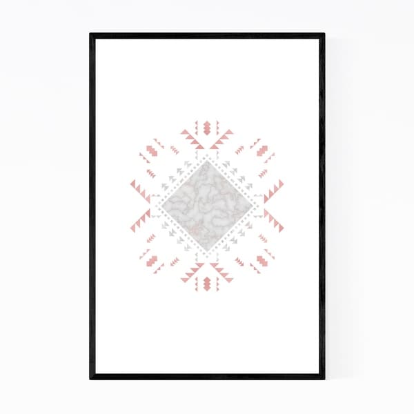 Noir Gallery Bohemian Cherokee Design Framed Art Print