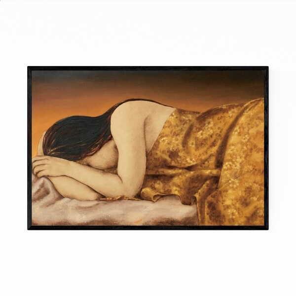Noir Gallery Feminine Figurative Oil Painting Framed Art Print