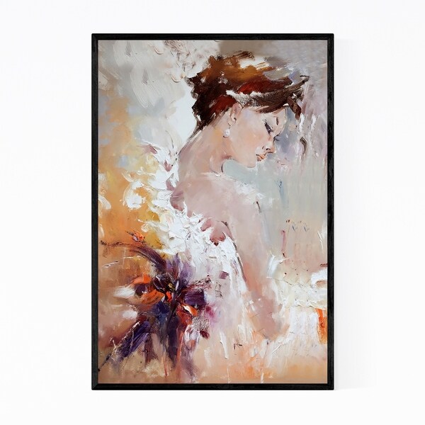 Noir Gallery Feminine Figurative Oil Painting Framed Art Print