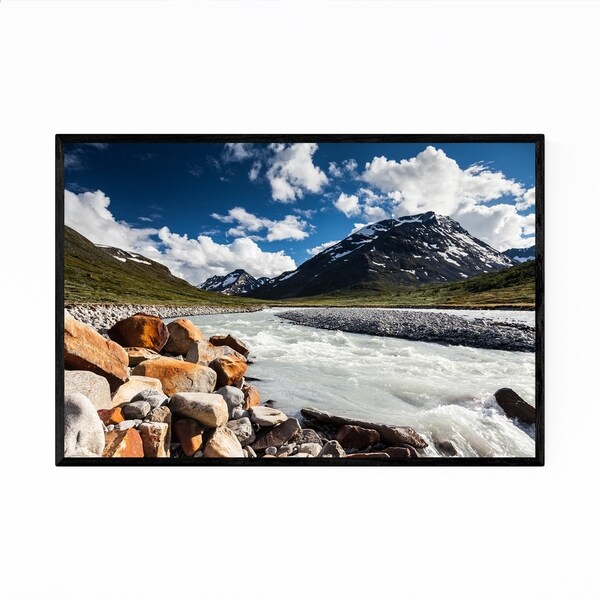 Noir Gallery Galdhopiggen Norway Landscape Framed Art Print