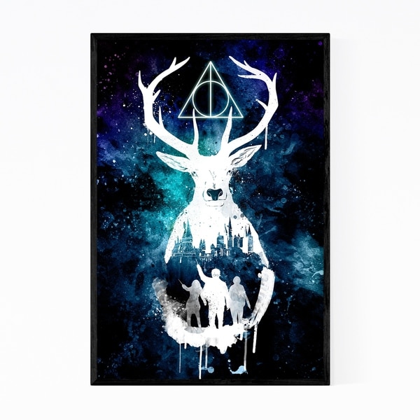 Noir Gallery Harry Potter Digital Painting Framed Art Print