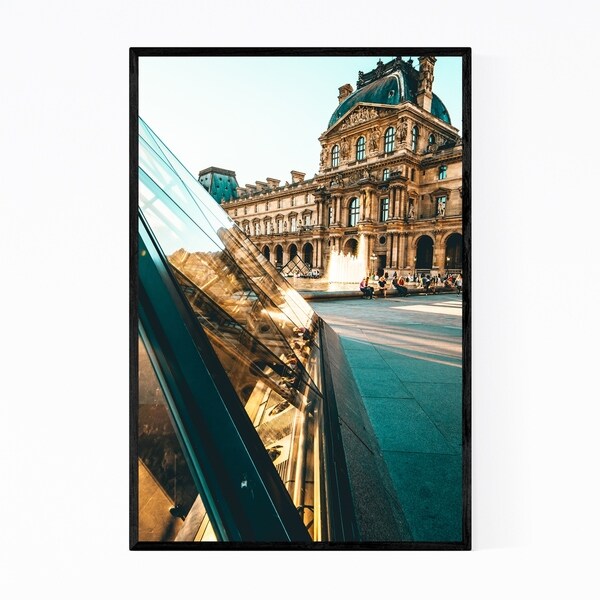Noir Gallery Paris France Louvre Museum Photo Framed Art Print