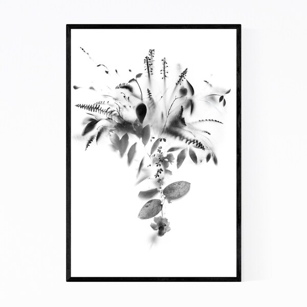 Noir Gallery Floral Botanical Abstract Framed Art Print