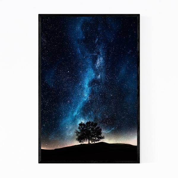 Noir Gallery Cosmic Milky Way Astronomy Nature Framed Art Print