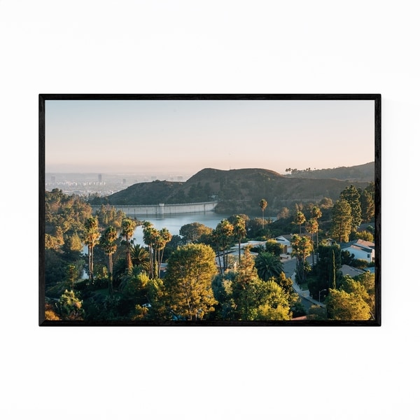 Noir Gallery Hollywood Reservoir Los Angeles Framed Art Print