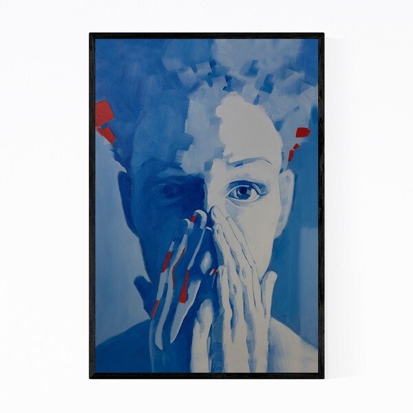 Noir Gallery Feminine Figurative Oil Painting Framed Art Print