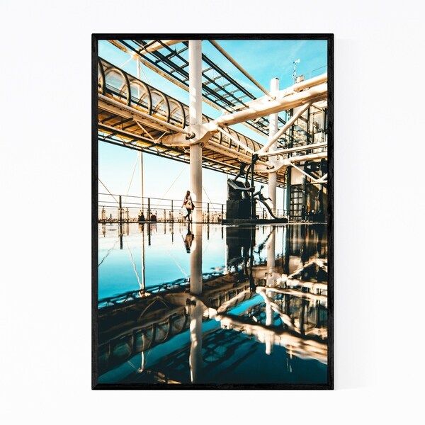 Noir Gallery Paris France Pompidou Centre Framed Art Print