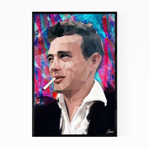 Noir Gallery James Dean Illustration Framed Art Print