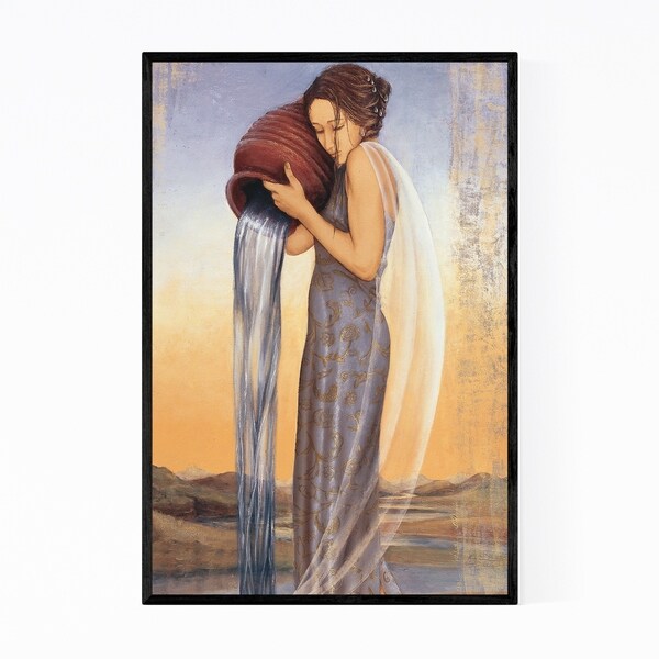 Noir Gallery Feminine Figurative Oil Painting Framed Art Print