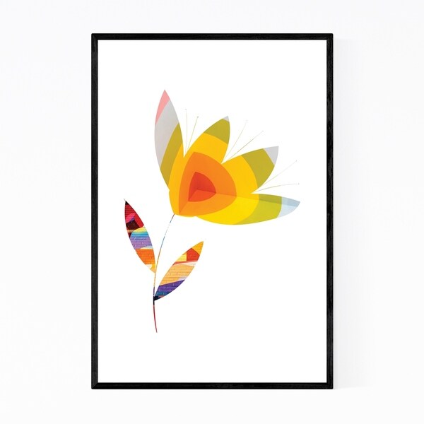Noir Gallery Floral Botanical Flower Nature Framed Art Print