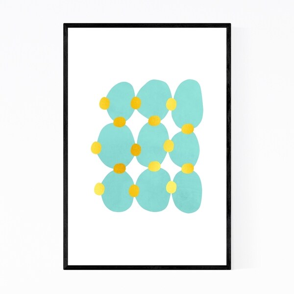 Noir Gallery Watercolor Abstract Shapes Framed Art Print