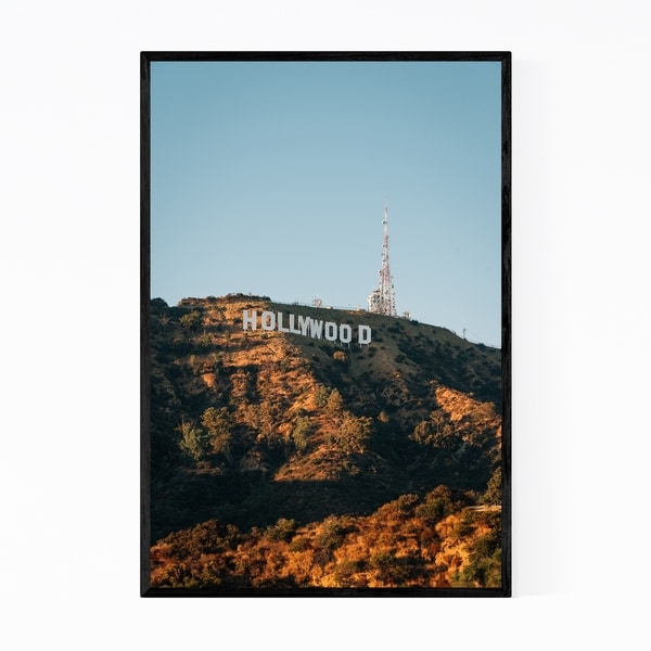 Noir Gallery Hollywood Sign Los Angeles Framed Art Print