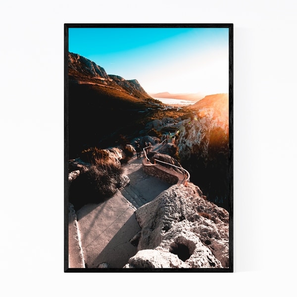 Noir Gallery Mallorca Portugal Mountains Nature Framed Art Print