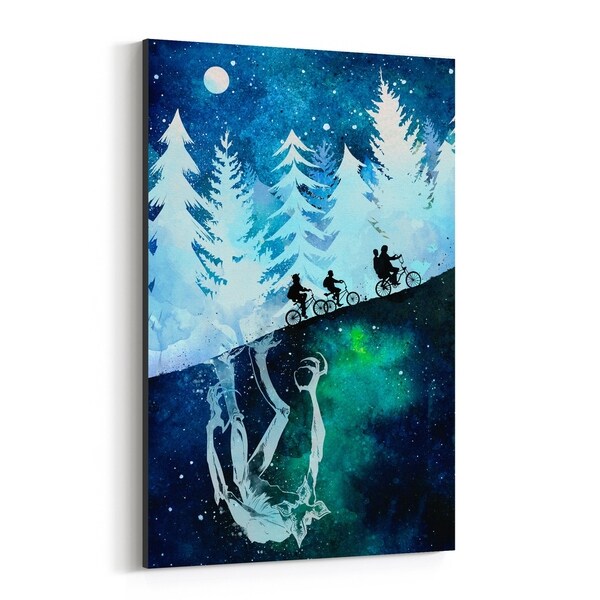Noir Gallery Stranger Things Movie Painting Canvas Wall Art Print