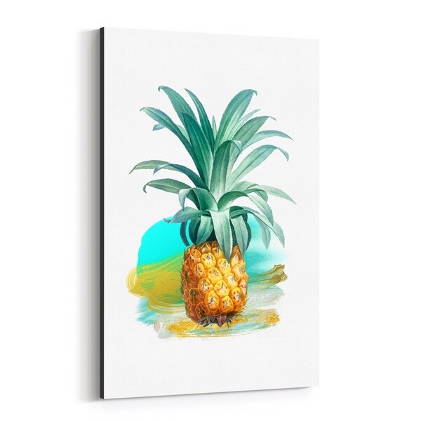 Noir Gallery Pineapple Food Kitchen Gift Canvas Wall Art Print