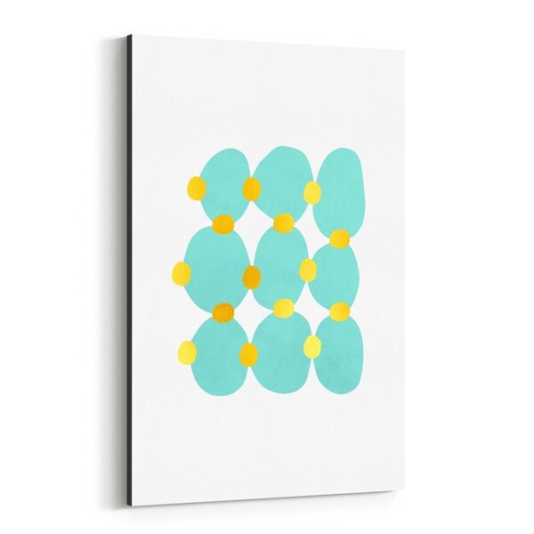 Noir Gallery Watercolor Abstract Shapes Canvas Wall Art Print