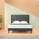 Priage by Zinus Upholstered Wingback Platform Bed - Thumbnail 1