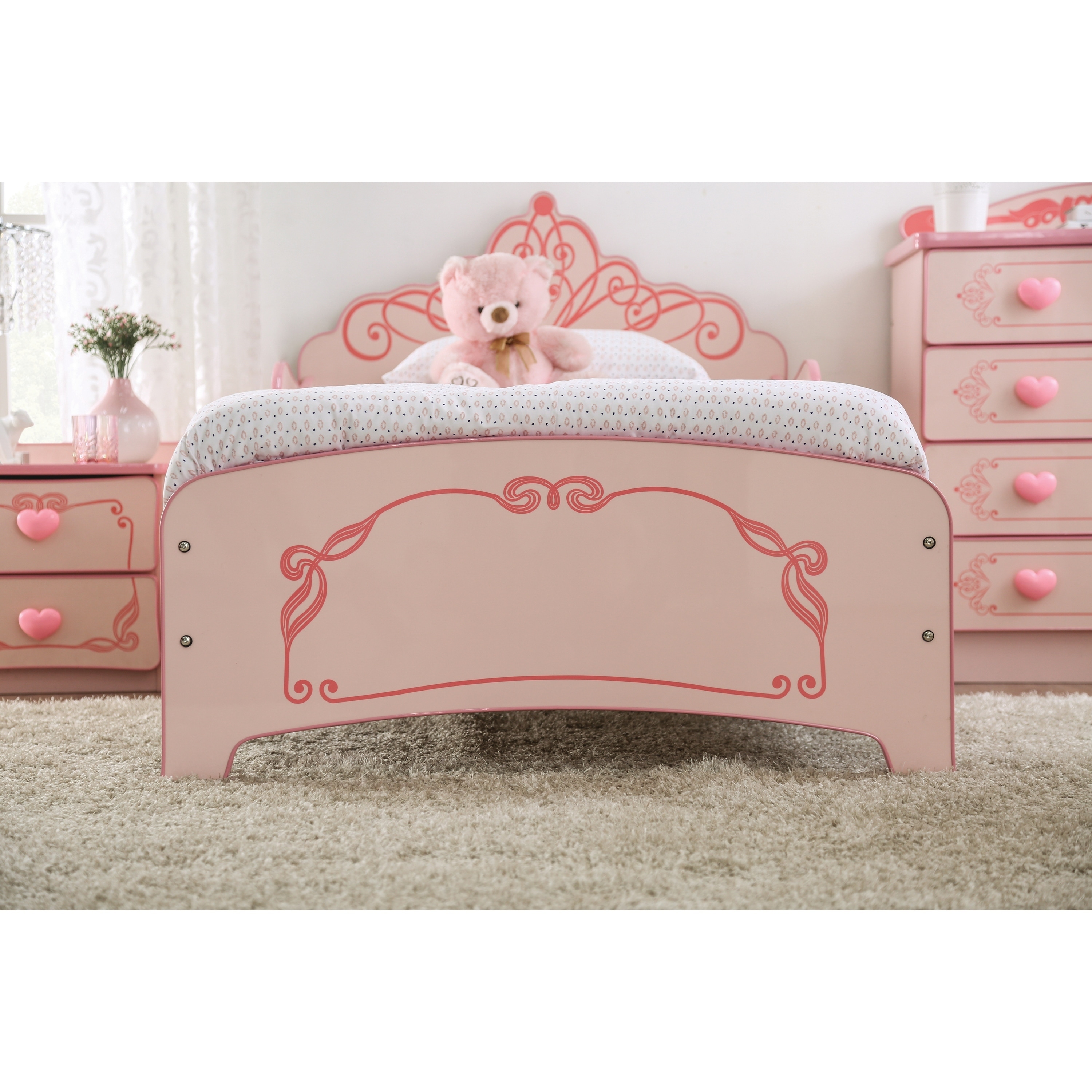 pink princess headboard