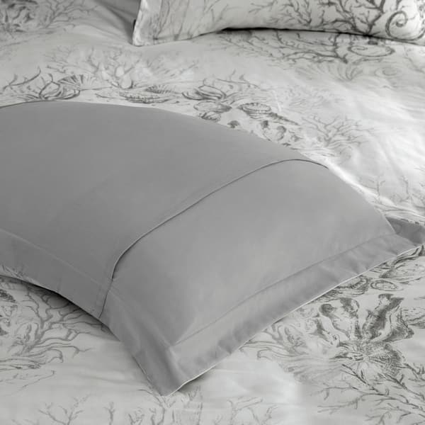Shop Harbor House Sea Breeze White Grey 6 Piece Cotton Sateen