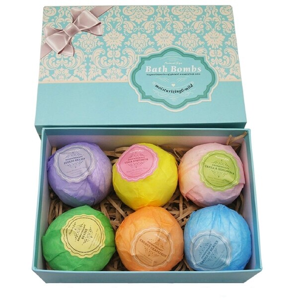 Shop Bath Bombs Ultra Lush Gift Set of 6 All Natural