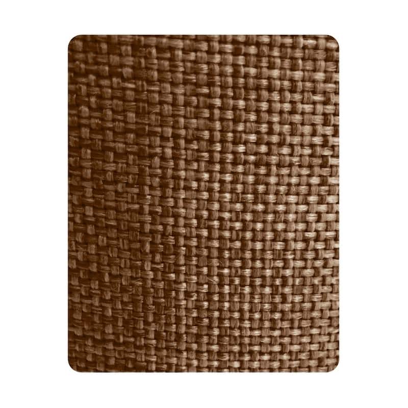 12x14x10" SLIP UNO FITTER Hardback Drum Lamp Shade Chocolate Burlap