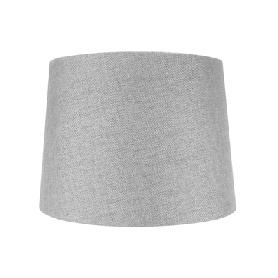 12x14x10" SLIP UNO FITTER Hardback Drum Lamp Shade Granite Gray