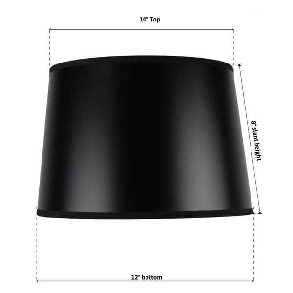 medium black lamp shade