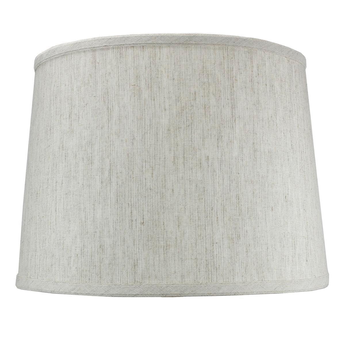 12x14x10" SLIP UNO FITTER Textured Oatmeal Drum Shade