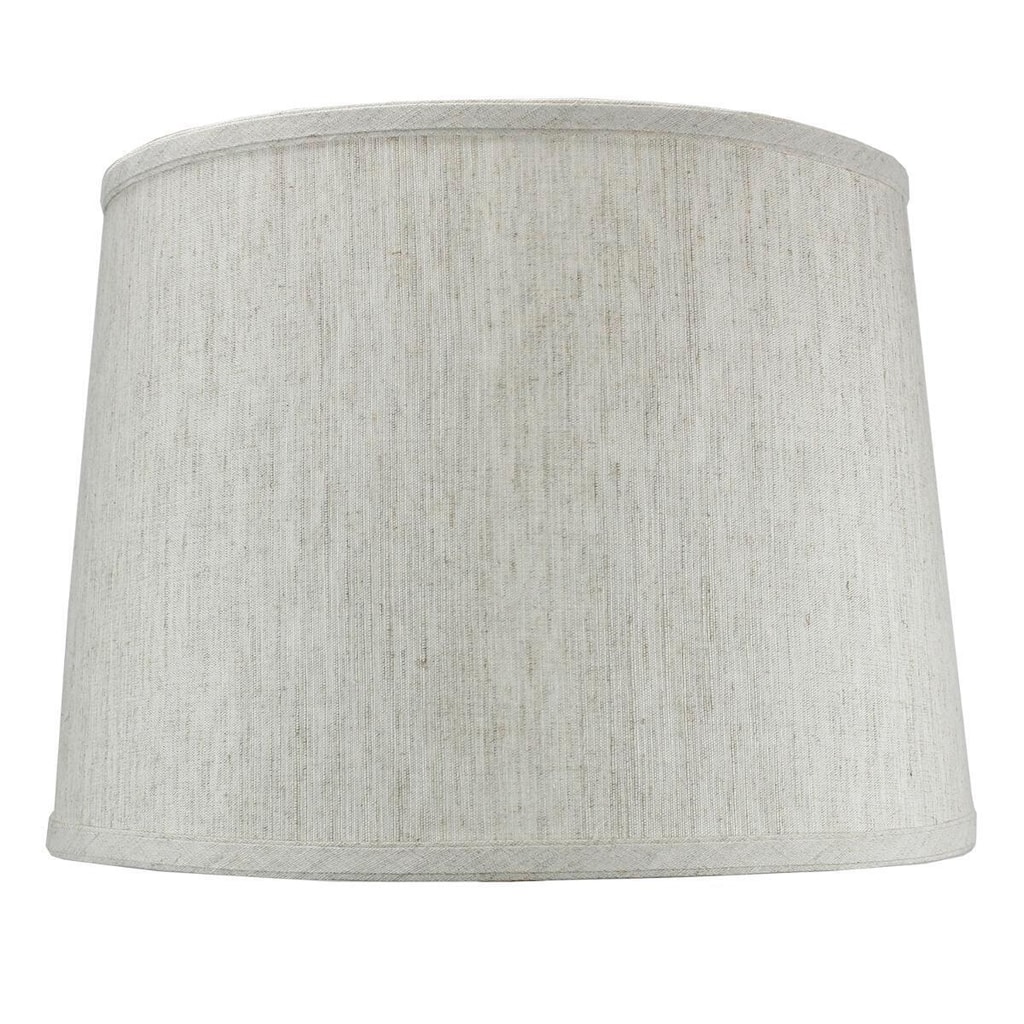 12x14x10" SLIP UNO FITTER Textured Oatmeal Drum Shade