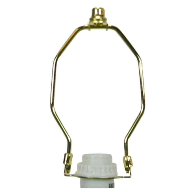8x16x12" SLIP UNO FITTER Hard Back Empire Lampshade - Chocolate Burlap