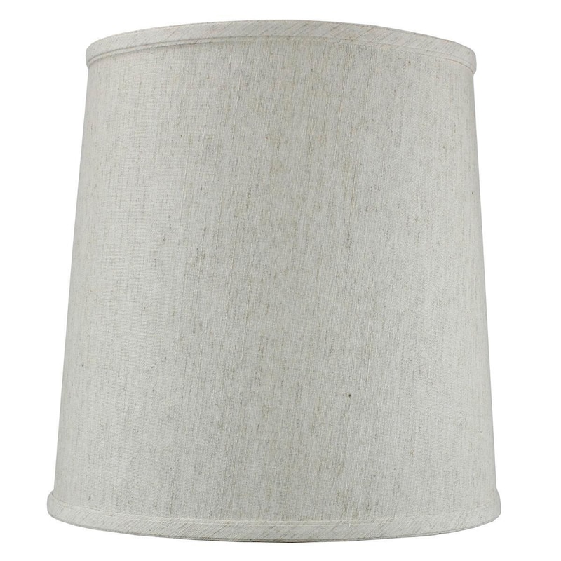10x12x12" SLIP UNO FITTER Textured Oatmeal Drum Shade