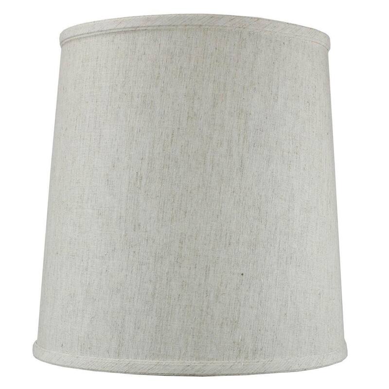 10x12x12" SLIP UNO FITTER Textured Oatmeal Drum Shade