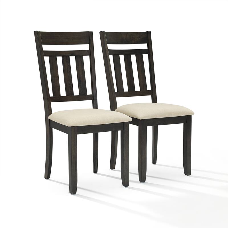 Crosley Hayden 2 pc Slat Back Dining Chair Set